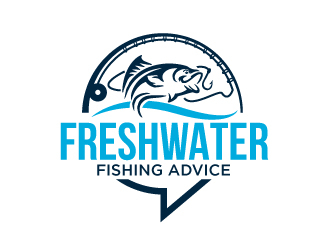 Freshwater Fishing Advice logo design by Foxcody