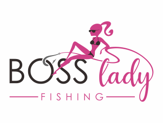Boss Lady Fishing logo design by superiors