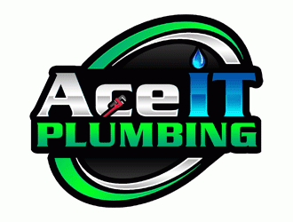 Ace It Plumbing logo design by Bananalicious