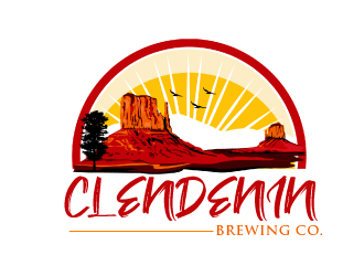 Clendenin Brewing Co. logo design by ElonStark