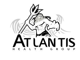 Atlantis Health Group logo design by ElonStark