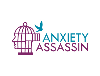 Anxiety Assassin logo design by Foxcody