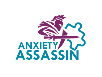 Anxiety Assassin logo design by Foxcody