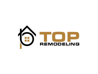 TOP REMODELING logo design by zinnia
