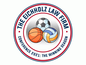 The Eichholz Law Firm Conference 2021: The Winning Season logo design by Bananalicious