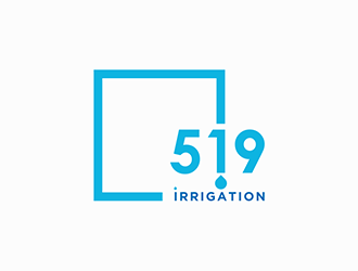 519 Irrigation logo design by DuckOn