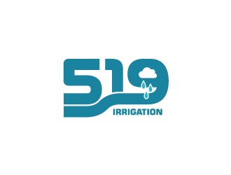 519 Irrigation logo design by betapramudya