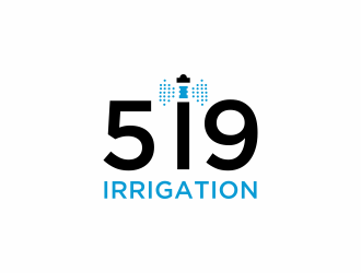519 Irrigation logo design by Zeratu