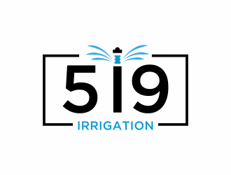 519 Irrigation logo design by Zeratu
