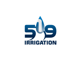 519 Irrigation logo design by betapramudya