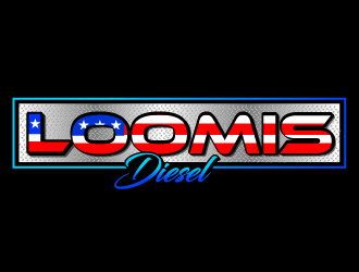 Loomis Diesel logo design by LucidSketch