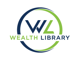 Wealth Library logo design by Mirza