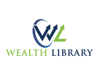 Wealth Library logo design by Mirza