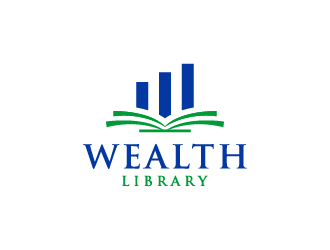 Wealth Library logo design by wongndeso