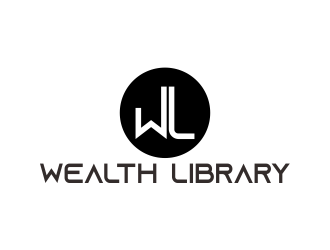 Wealth Library logo design by MUNAROH
