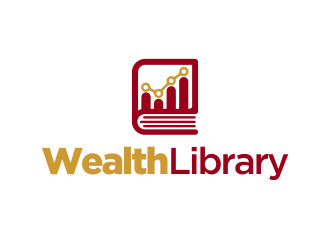 Wealth Library logo design by M J