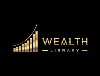 Wealth Library logo design by ozenkgraphic