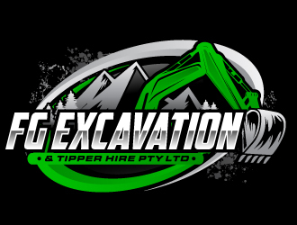 FG Excavation & Tipper Hire PtyLtd logo design by ElonStark