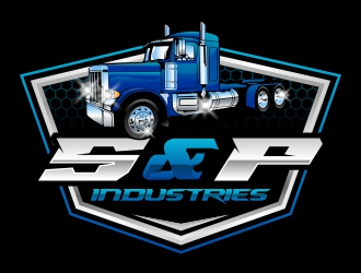 S & P Industries  logo design by rizuki