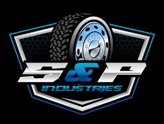S & P Industries  logo design by rizuki