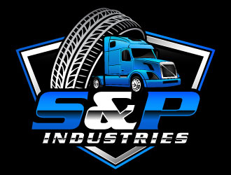S & P Industries  logo design by daywalker