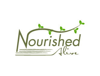 Nourished Alive logo design by pilKB