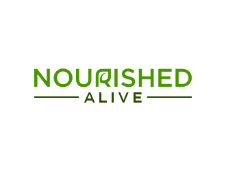 Nourished Alive logo design by zegeningen