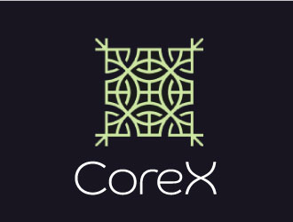 CoreX logo design by nehel