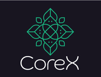 CoreX logo design by nehel