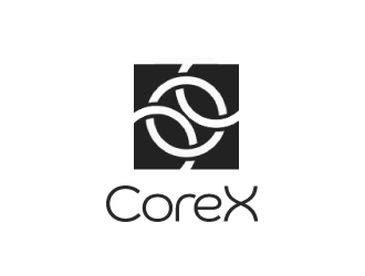 CoreX logo design by nehel