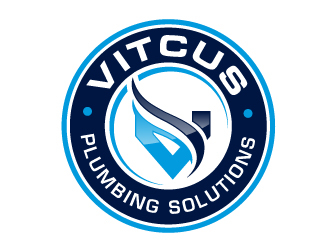Vitkus Plumbing Solutions  logo design by ElonStark