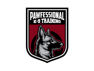 Pawfessional K-9 Training logo design by achang