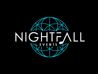 Nightfall Events  logo design by REDCROW