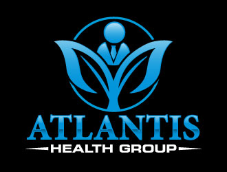 Atlantis Health Group logo design by Suvendu