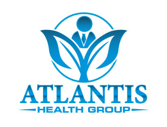 Atlantis Health Group logo design by Suvendu
