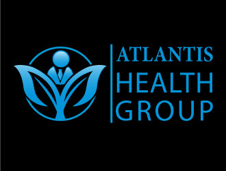 Atlantis Health Group logo design by Suvendu