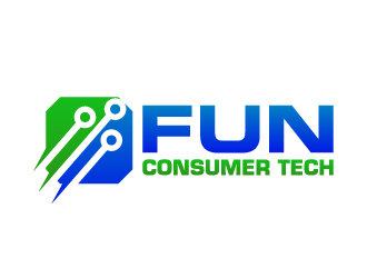 Fun Consumer Tech logo design by karjen