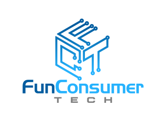 Fun Consumer Tech logo design by serprimero
