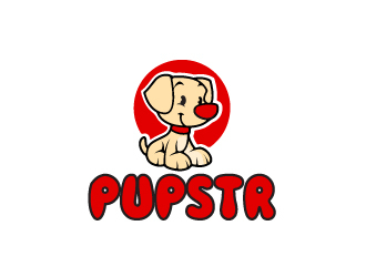 Pupstr logo design by my!dea