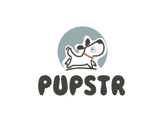 Pupstr logo design by my!dea