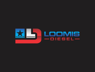 Loomis Diesel logo design by rokenrol