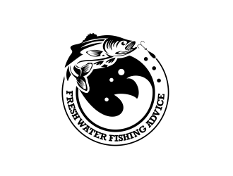 Freshwater Fishing Advice logo design by Republik