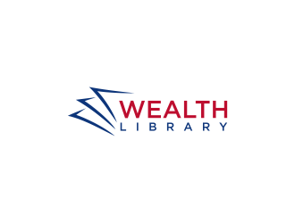 Wealth Library logo design by luckyprasetyo