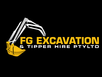 FG Excavation & Tipper Hire PtyLtd logo design by ElonStark