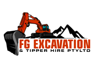 FG Excavation & Tipper Hire PtyLtd logo design by ElonStark