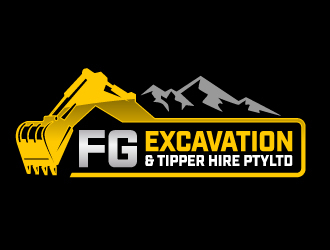 FG Excavation & Tipper Hire PtyLtd logo design by jaize