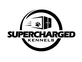 Supercharged Kennels logo design by M J