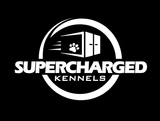 Supercharged Kennels logo design by M J
