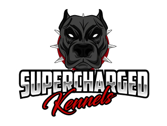 Supercharged Kennels logo design by ElonStark