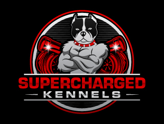 Supercharged Kennels logo design by Kirito